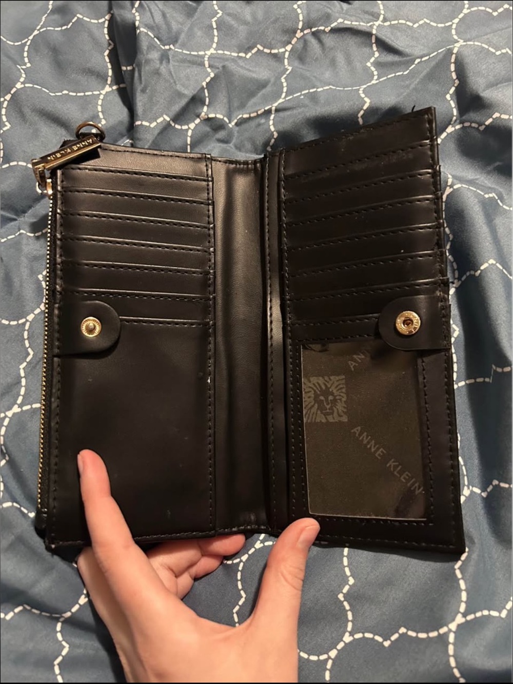 Anne Klein Black Wallet Classy Chic - Picture 4 of 4
